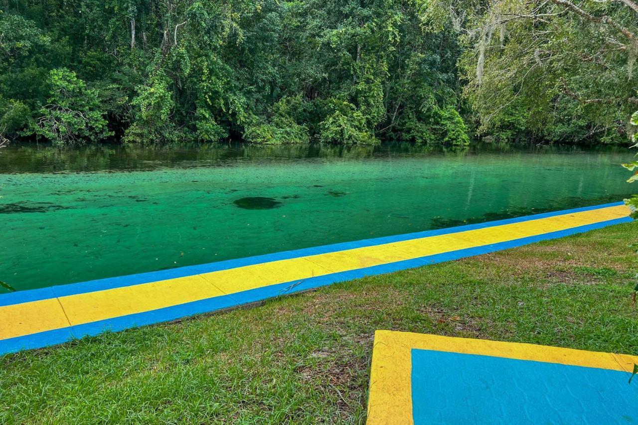 Pams Mermaid House With Riverfront Yard And Lanai! Apartman Weeki Wachee Kültér fotó