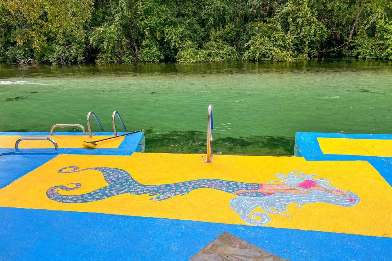 Pams Mermaid House With Riverfront Yard And Lanai! Apartman Weeki Wachee Kültér fotó