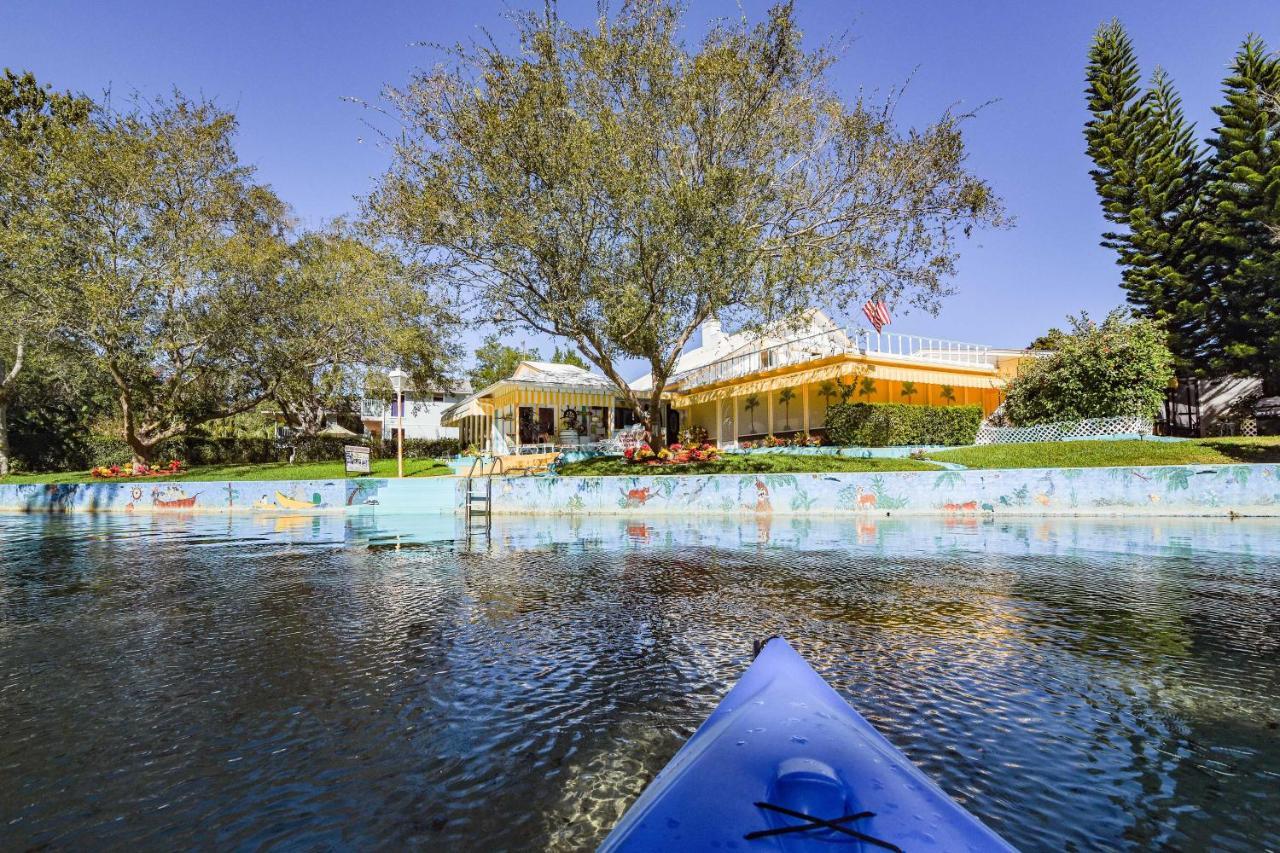Pams Mermaid House With Riverfront Yard And Lanai! Apartman Weeki Wachee Kültér fotó