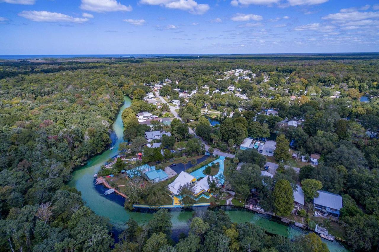 Pams Mermaid House With Riverfront Yard And Lanai! Apartman Weeki Wachee Kültér fotó